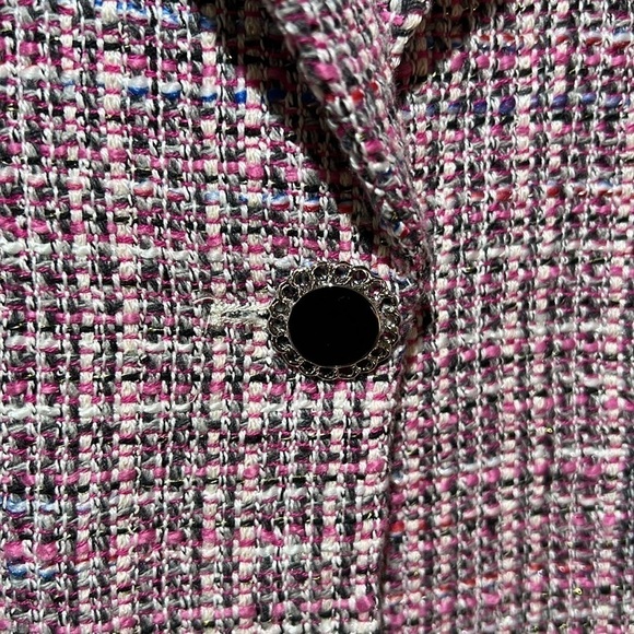 Avec Les Filles Single-Breasted Tweed Blazer Relaxed - Picture 6 of 11